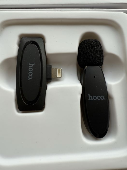 Бездротовий петличний мікрофон Hoco L15 для айфона, телефону