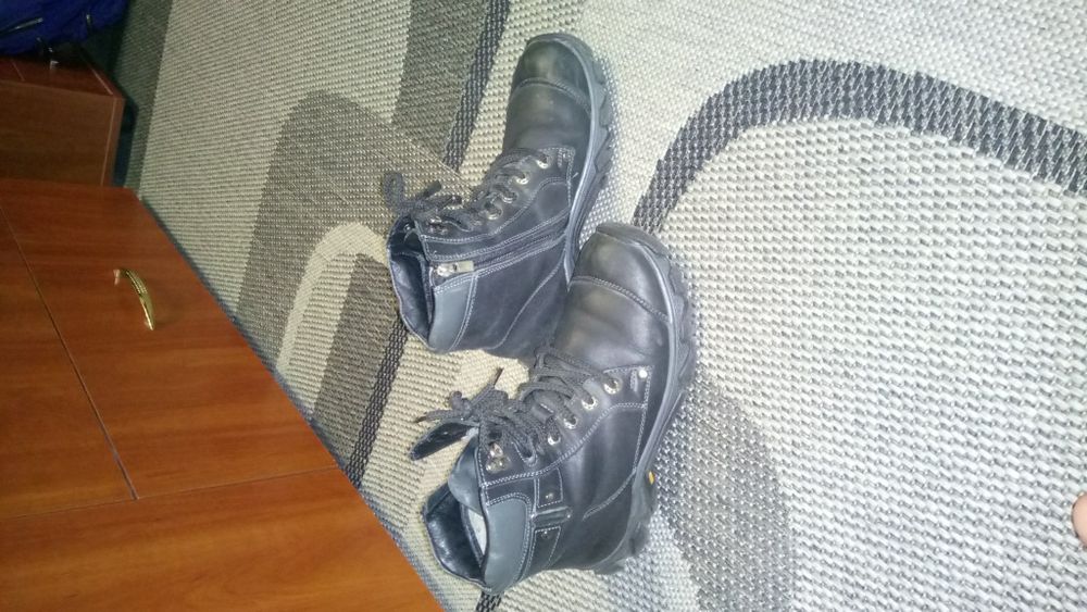 Зимняя обувь кожа