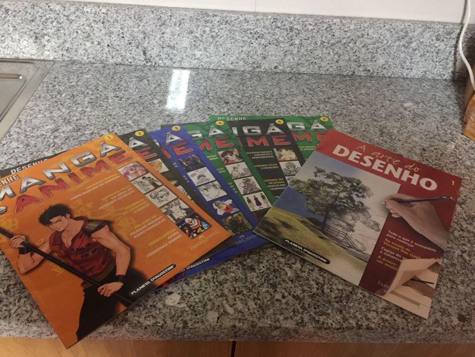 Revistas para aprender a desenhar Manga