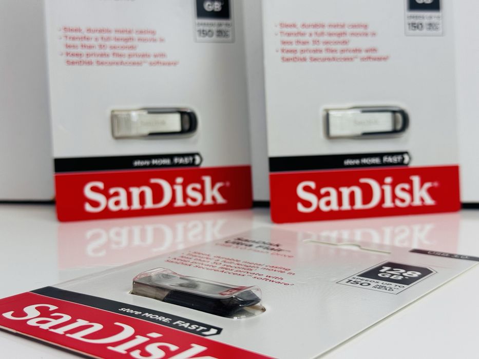 Новий SanDisk Ultra Flair - USB 3.0 флеш-накопичувач флешка 128 ГБ