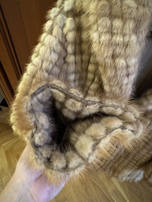 Шуба норка, кусочки норки