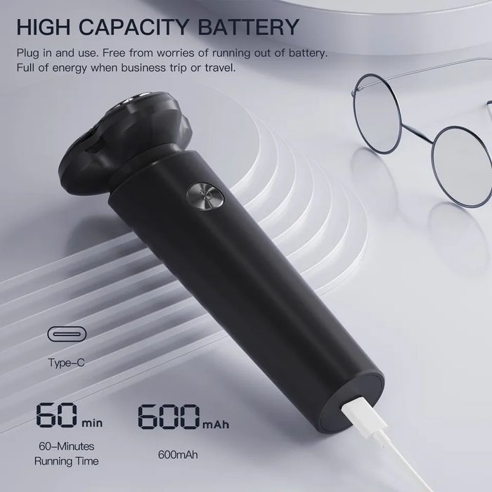 Máquina barbear Xiaomi bateria