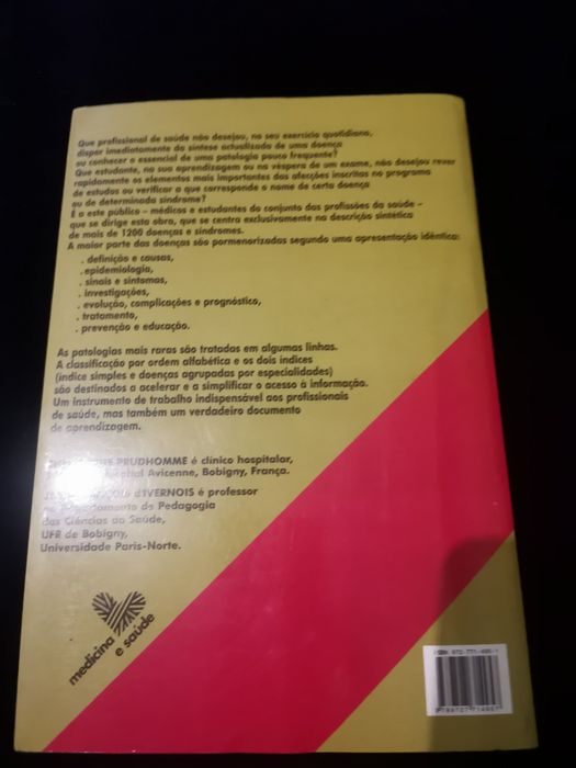 Dicionário das doenças para uso dos profissionais de saúde