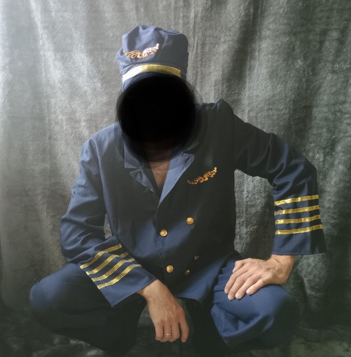 Kostium dla dorosłych Pilot Kapitan