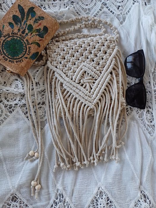 Makramowa Torebka na Telefon – Handmade w Stylu Boho