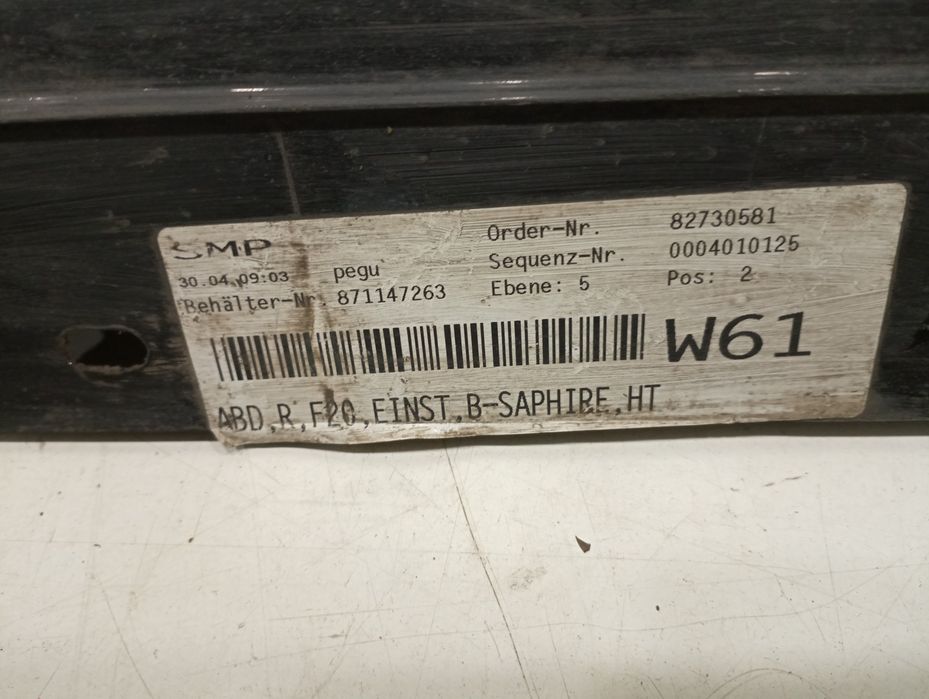 Embaladeiras - BMW 1 (F20) | 11 - 19