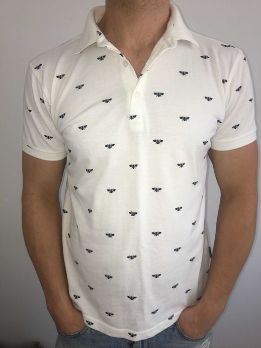 Polo w Muchy M Białe