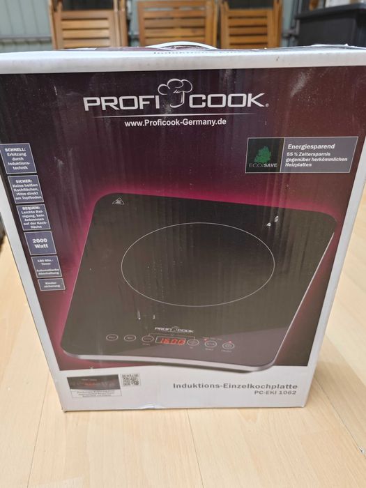 Placa vitroceramica Proficook 2000W - nova fechada na caixa