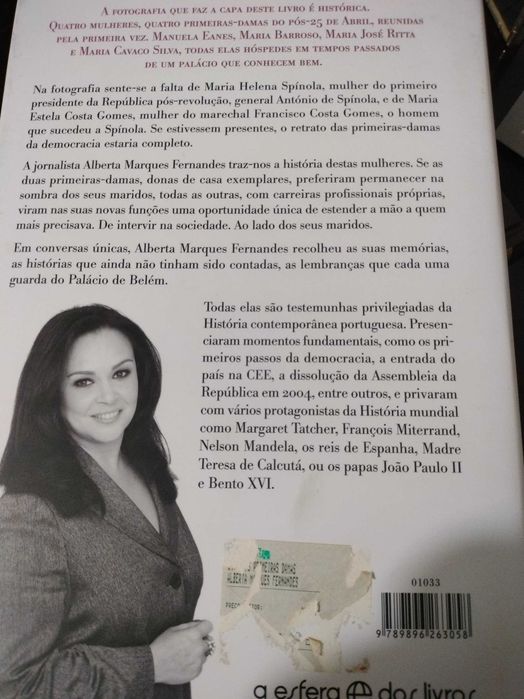 Livro As Primeiras Damas