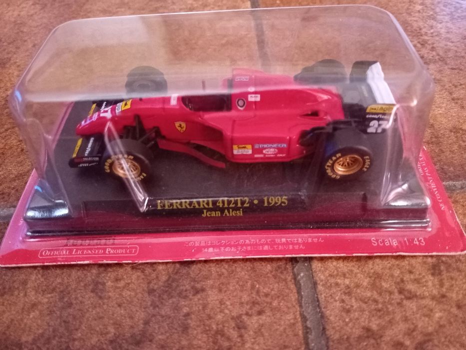 Miniaturas Ferrari F1,  F 126 C2 + F2005 + F10 × F412T2 (ver fotos)