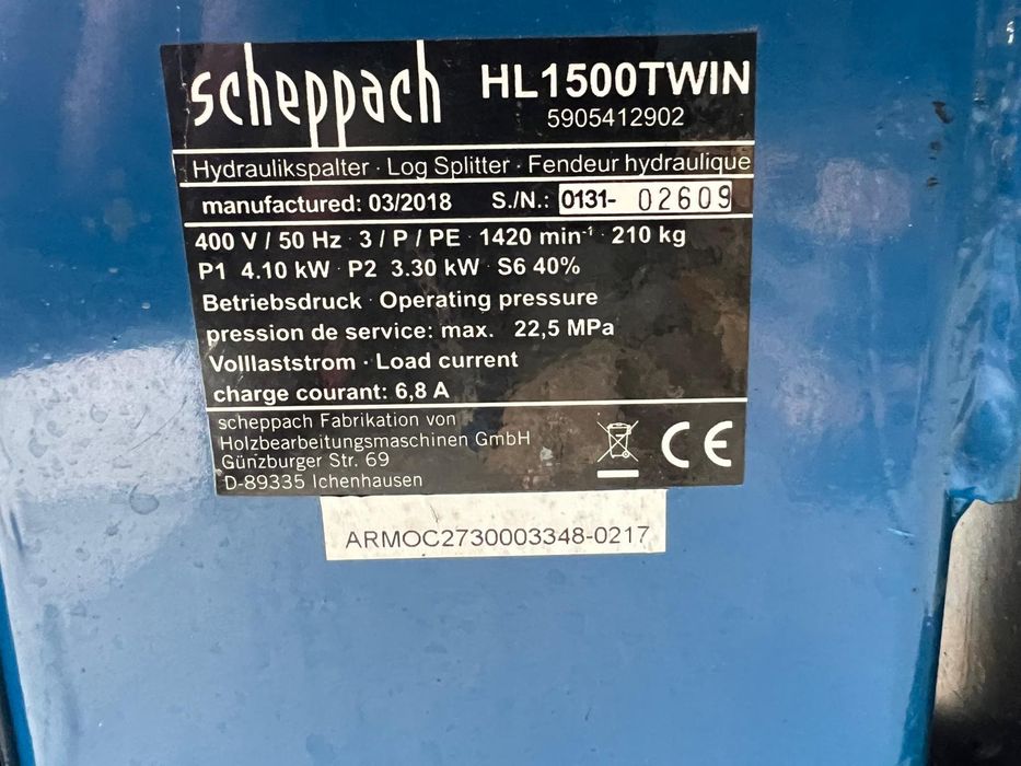 Łuparka do drewna  15t Seppach jak nowa