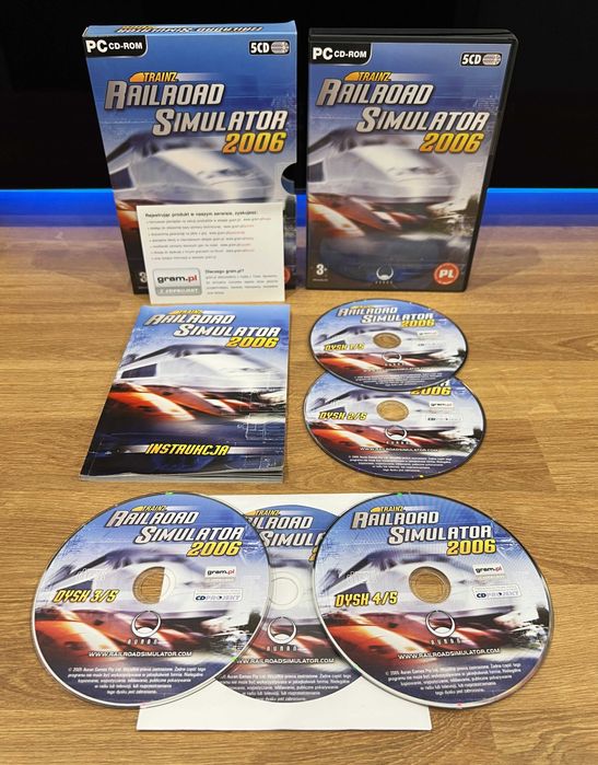 Trainz Railroad Simulator 2006 (PC PL 2005) BOX polskie wydanie