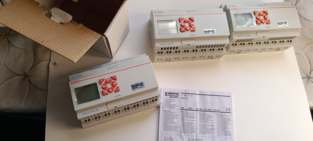 Przekaźnik programowalny,PLC, sterownik lovato LRD, lader, drabinkowy