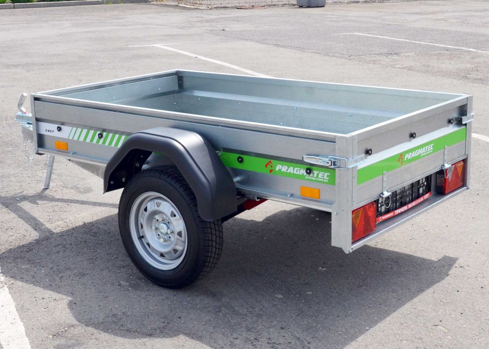 Надлегкий легковий причіп Еней одноосний легковой прицеп PRAGMATEC