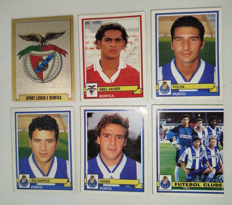 Lote de 7 Cromos de Futebol