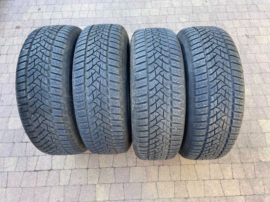 4138. Alufelgi 16" koła zimowe Audi Q3 oryginalne 5x112 ET33 215/65/16 Dunlop 8.8mm