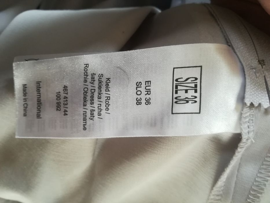 Sukienka Orsay szara srebrna cekiny S
