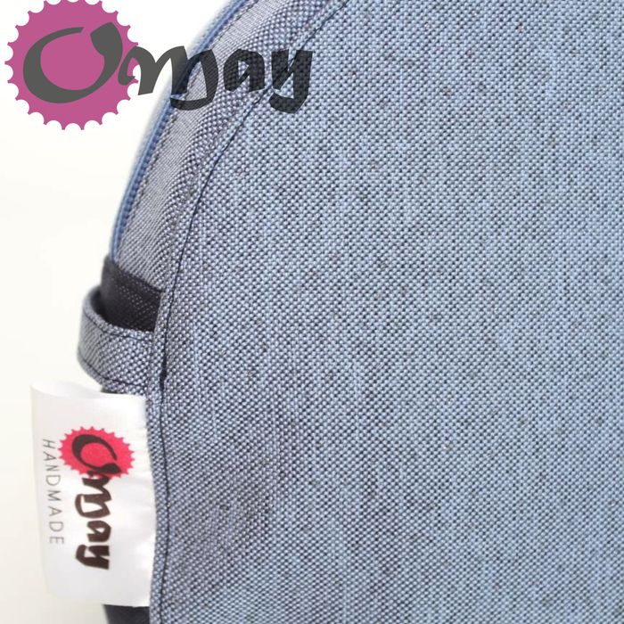 organizer do OBAG MOON LIGHT len niebieski brokat 2 kieszenie OMAY