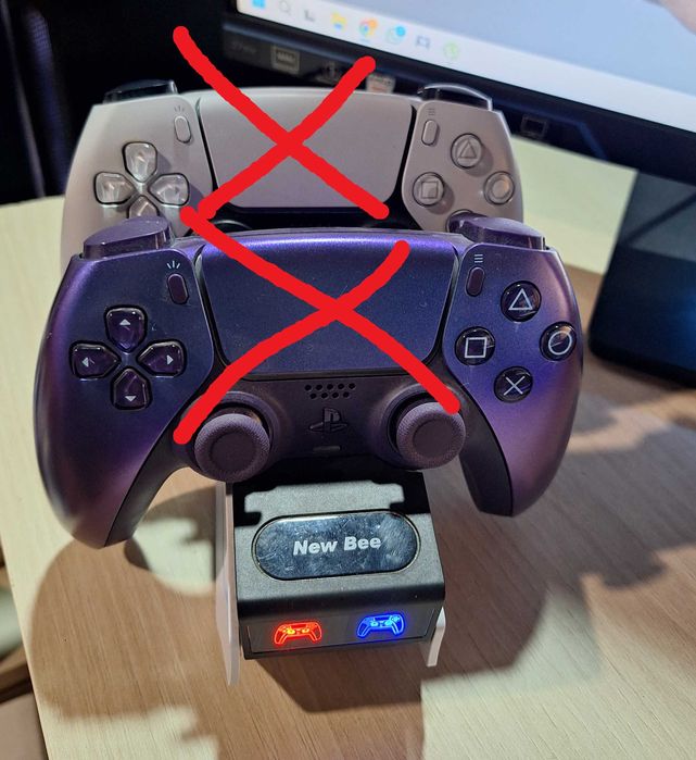 Carregador fast charge de comandos PS5