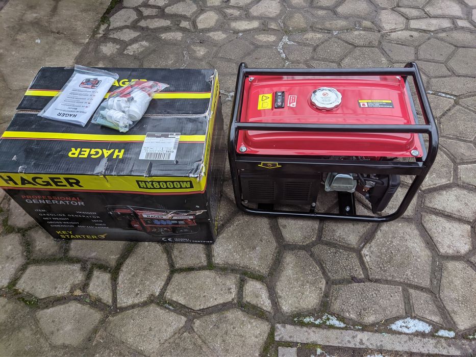 Бензогенератор Бензиновий генератор з електростартером і автозапуском