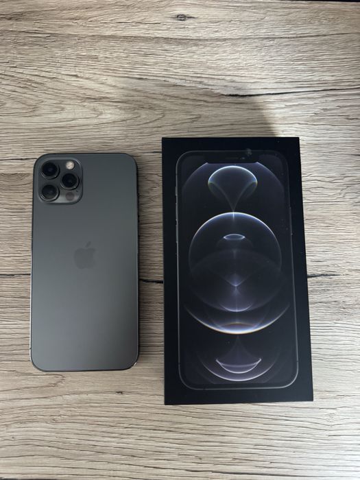 iPhone 12 Pro 512GB • Stan BDB • Sprawny 100% • Cały Komplet BOX + 4 etui