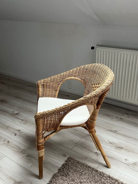 Krzesło rattan/bambus