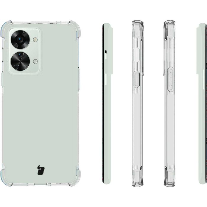 Etui na telefon ONEPLUS NORD 2T + 3 szkła na ekran przezroczyste