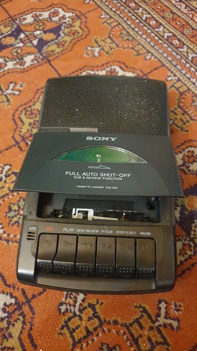 Leitor Gravador Sony TCM 939 + Cassetes
