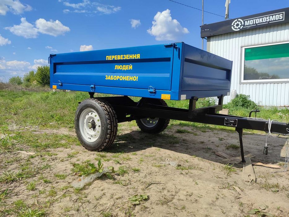 Прицеп ПТС 2 тонны для минитрактора Доставка к дому без предоплаты