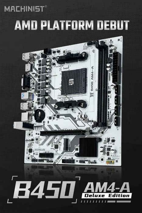 Machinist B450 AM4-A M-ATX Socket AM4