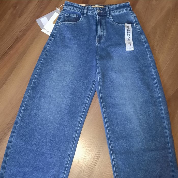 balony, firma Re-dress w cudownym odcieniu jeansu rozmiar S/36 nowe