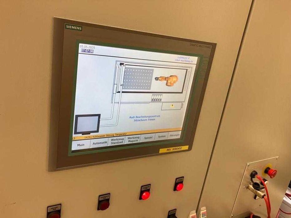 Robot Frezujący ABB IRB 4400 16R cela,wyciąg,stół 360,magazyn narzędz