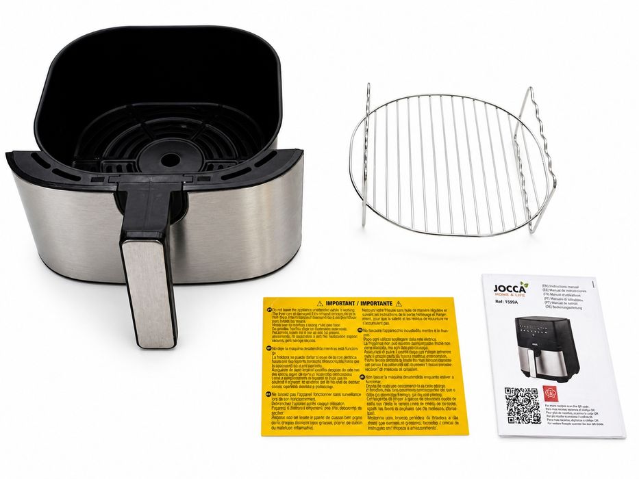 Air Fryer Jocca 5L Digital – Bom Estado
