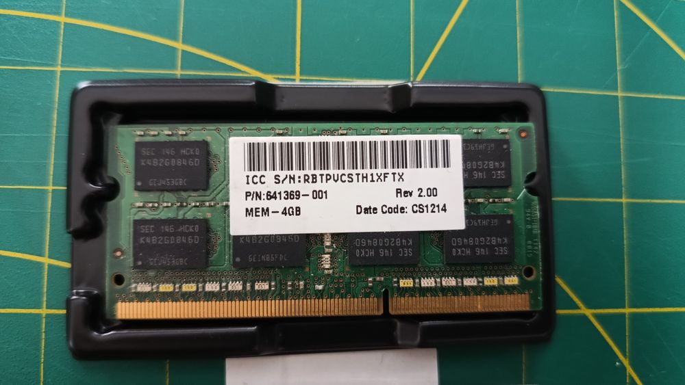Pamięć RAM DDR3 SODIMM 4GB Samsung 2Rx8 PC3 12800S