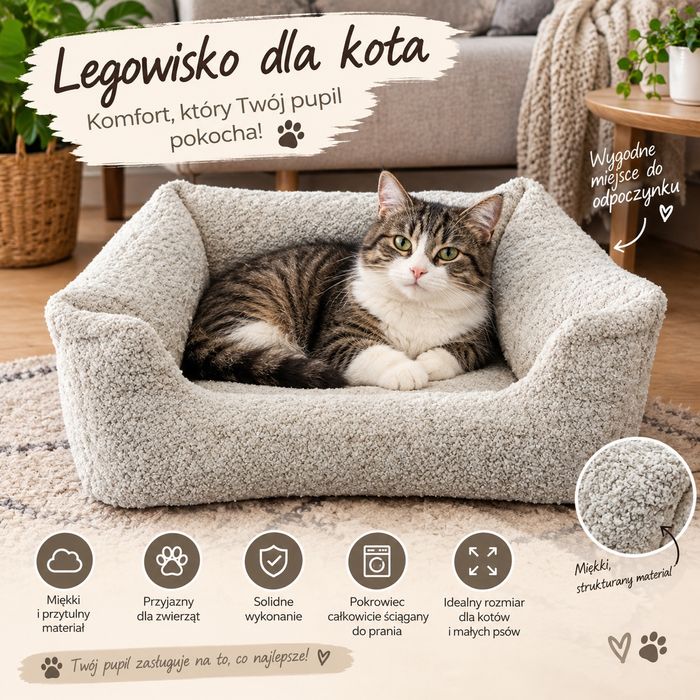 Legowisko dla psa lub małego kota