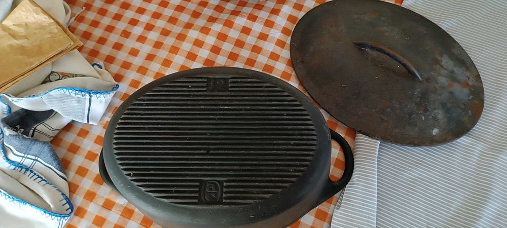 Tacho oval de ferro fundido