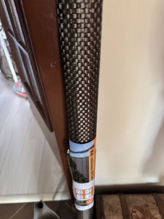 Mata balkonowa brazowa Rattan Lux