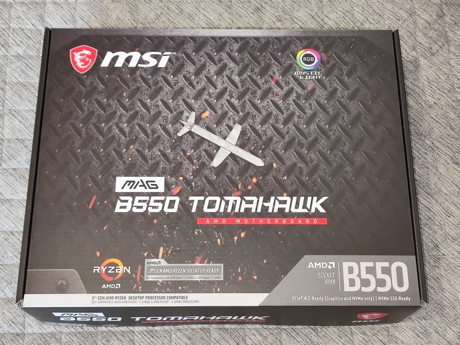Продаю материнську плату MSI MAG B550 TOMAHAWK