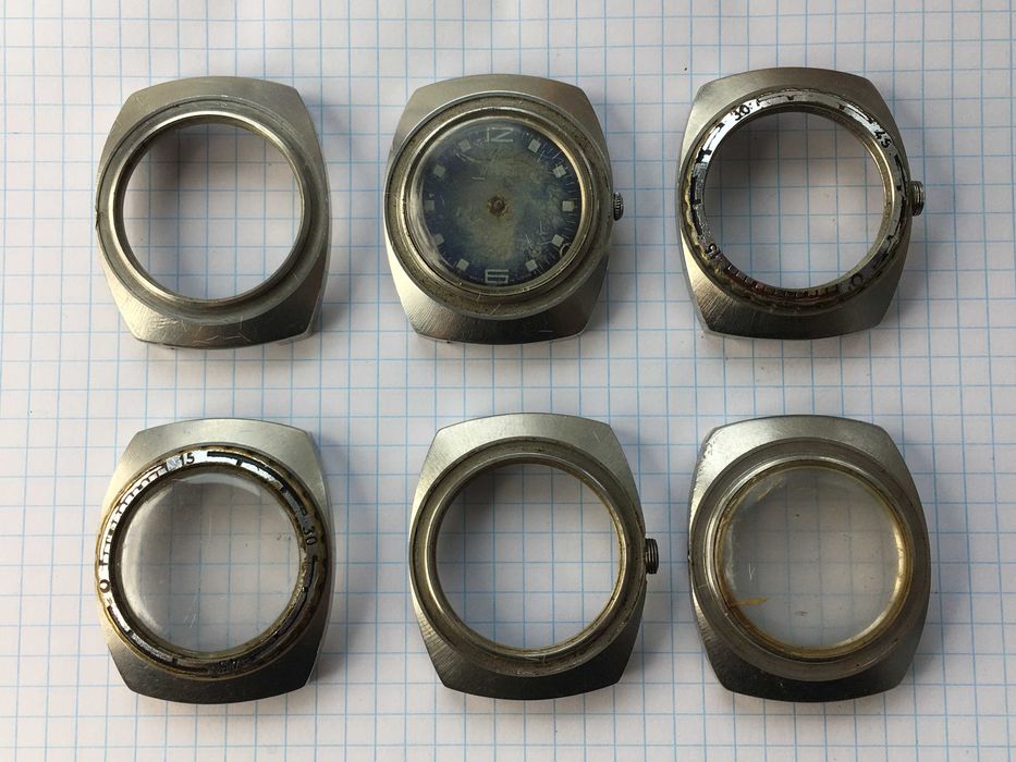 Корпуса для часов Восток Амфибия СССР 6 штук