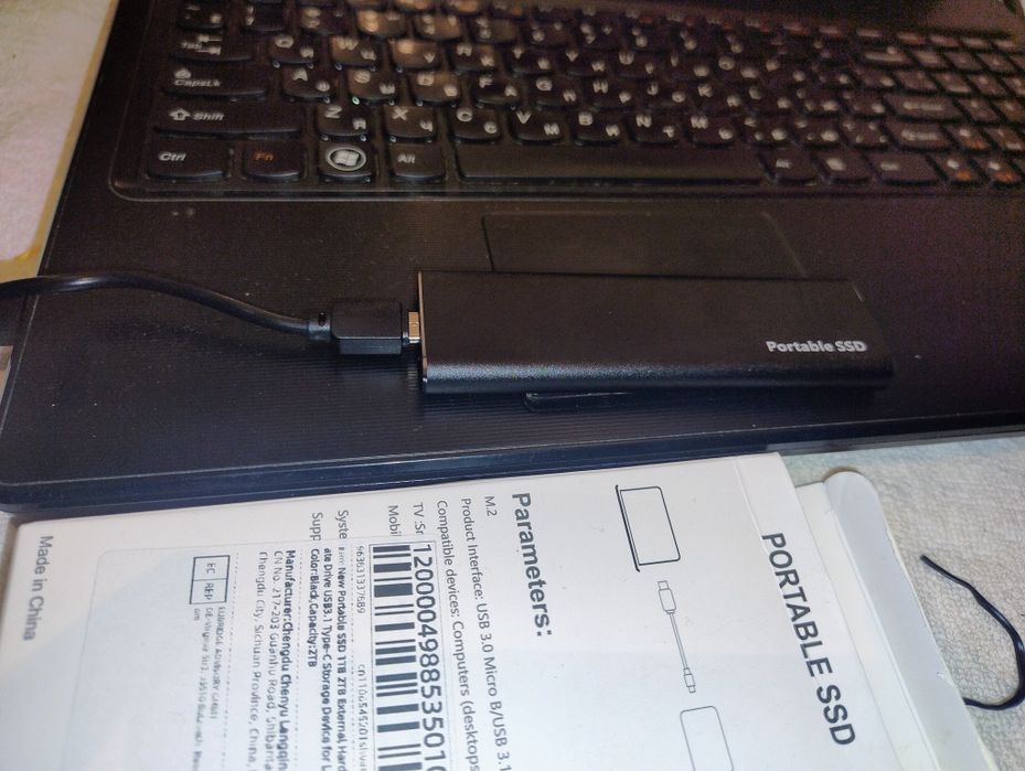 SSD внешний жесткий диск 2 ТБ