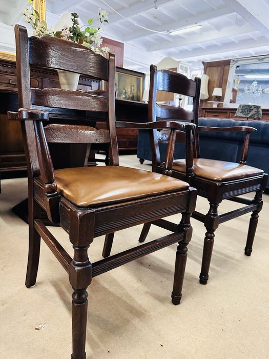 ELEGANCKI i SOLIDNY, w 100% dębowy stół na 1 nodze z 4 fotelikami :)