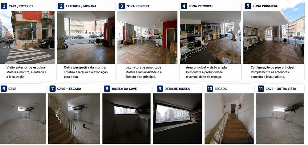 Loja de Esquina com 2 Frentes e Grande Montra – Estefânia / Arroios
