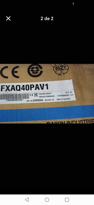 Vendo maquina de ar condicionado