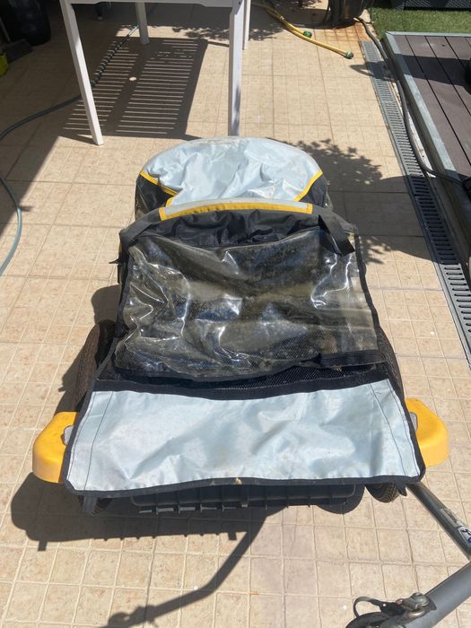 (Riquexó) Reboque para bicicleta para crianças