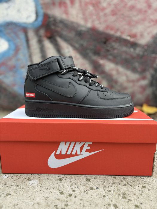 Кросівки Nike Air Force 1 x supreme High Black