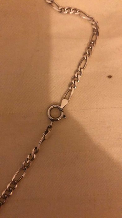 cordão de prata com pingente