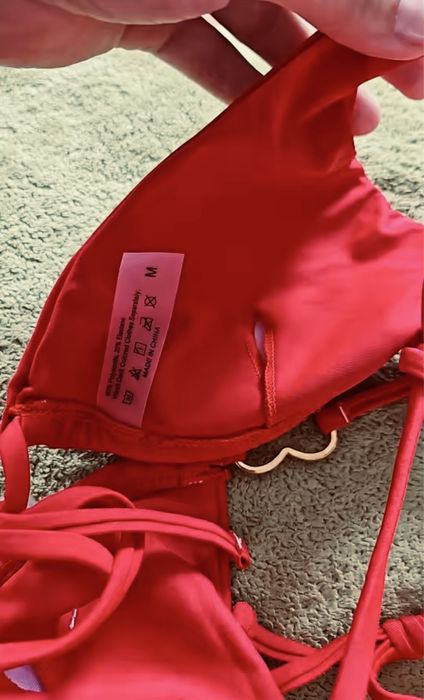 Яскраве червоне нове міні бікіні купальник жіночий новий дуже якісний