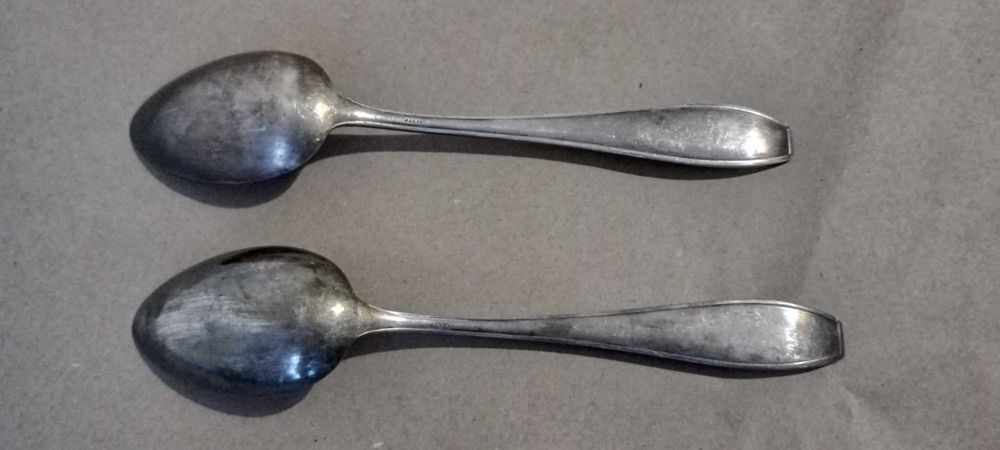 AEN 60 posrebrzane 2-łyżki 21cm