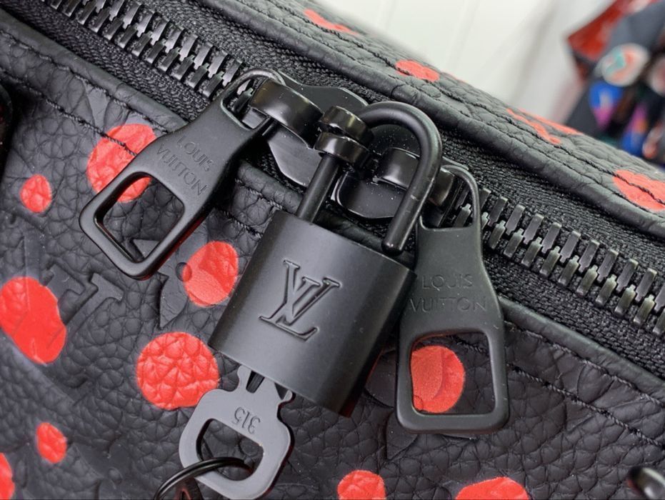 Louis Vuitton keepall сумка мужская унисекс черная дорожная