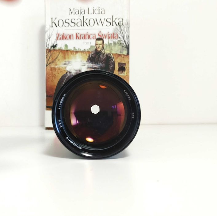 Teleobiektyw Expert 200mm 1:3,5 mocowanie KONICA AR made in Japan Ornitolog